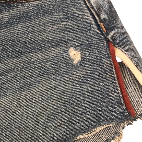 GRLFRND Cindy High-Rise Cut Off Short in Nobody Does it Better - Picture 4 of 16